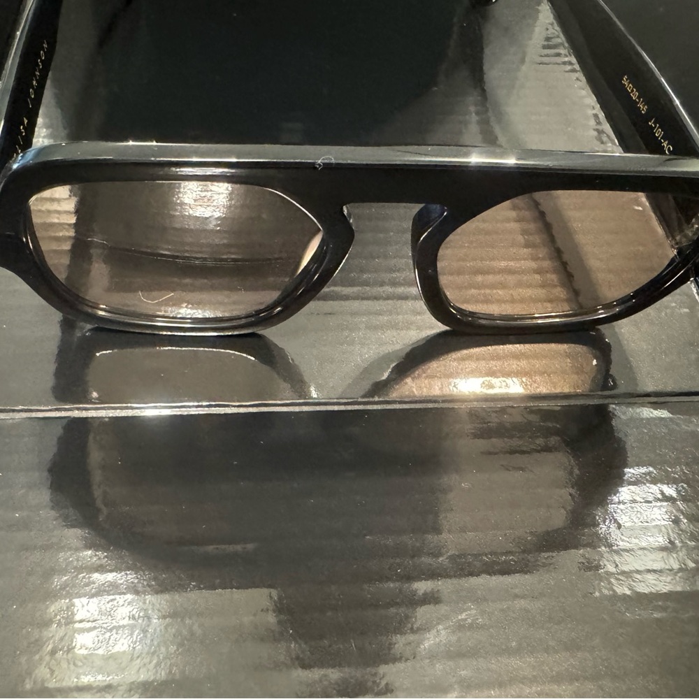 Black Rectangular Sunglasses NWT - image 2